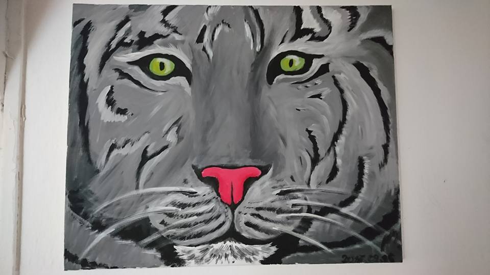 Akrill ez&uuml;st tigris - 1 by Silver Dynasty Art 
