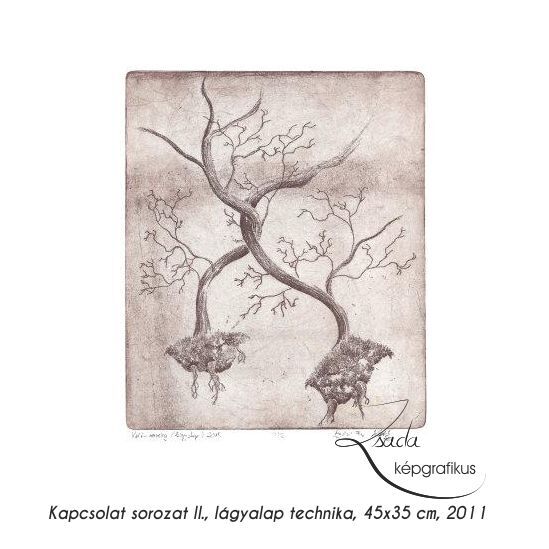 Kapcsoat sorozat II. Val&oacute;s rem&eacute;ny- l&aacute;gyalap technika - 1 by Győri Erzs&eacute;bet Zsada
