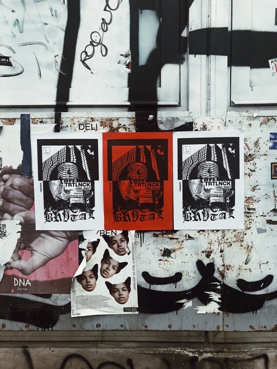 Risoprint - L&Auml;RM BRVTAL X TRTLNCK Label Night - 1 by zsfcsv