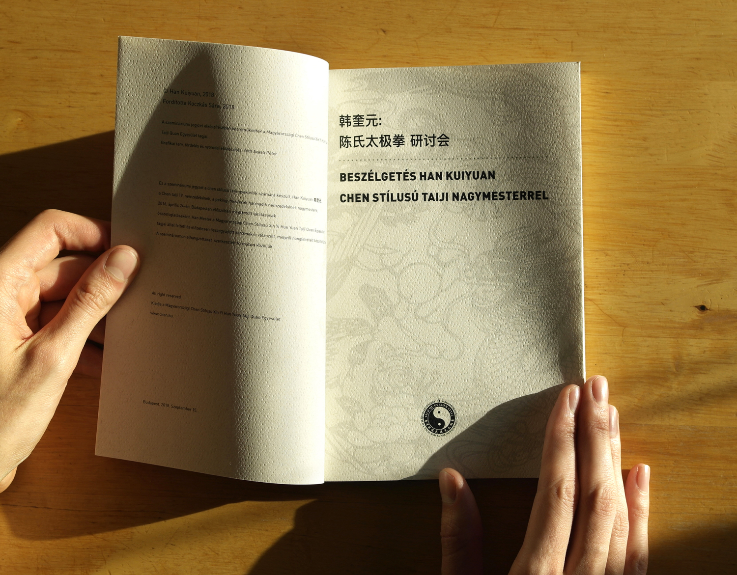 Chen Taiji szemin&aacute;rium jegyzet - 1 by T&oacute;th Avanti P&eacute;ter