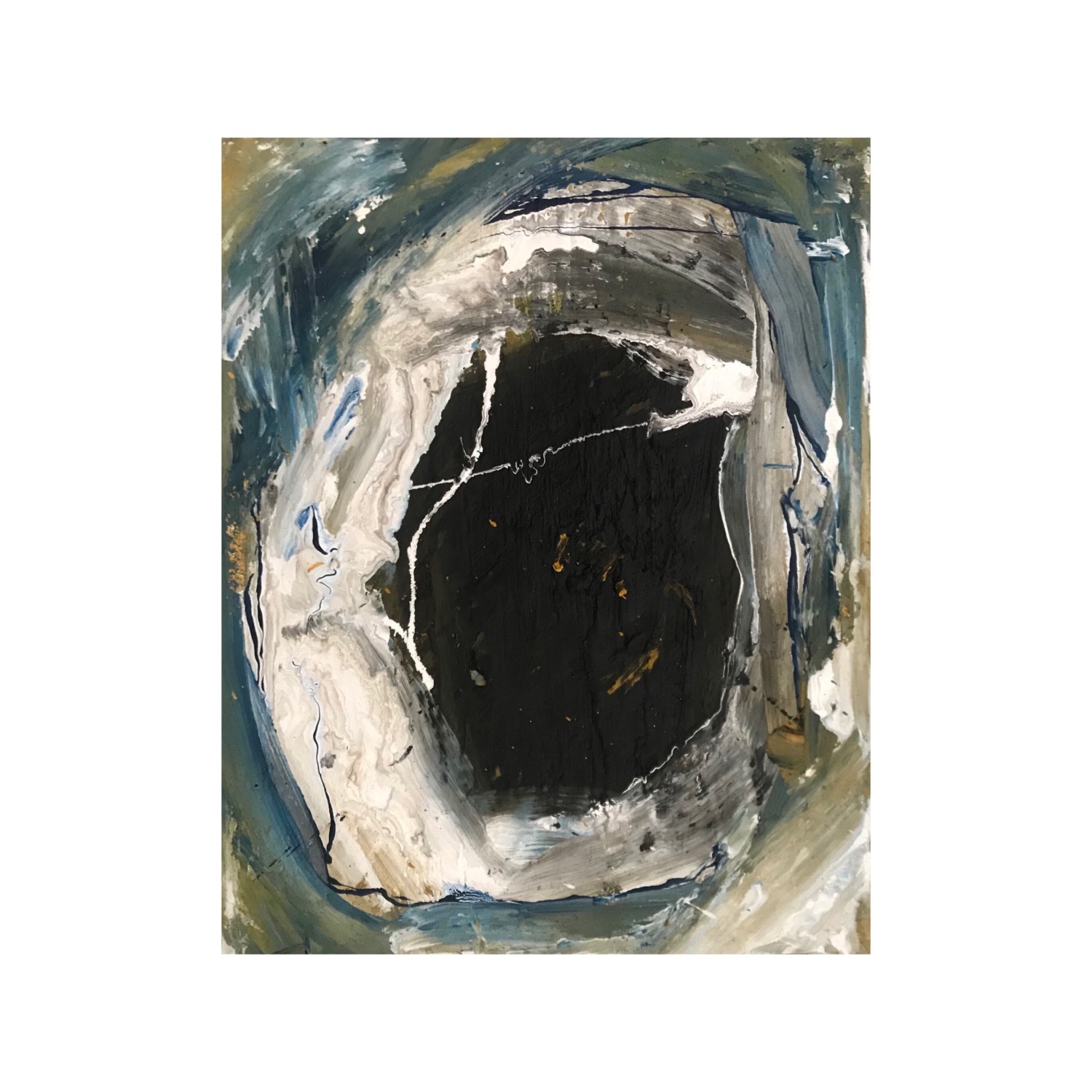 Sipos Aliz Menta blackhole 50x40 cm  - 1 by Sipos Aliz Menta