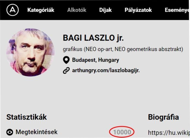 Arthungry 10.000 megtekint&eacute;s - 1 by BAGI LASZLO jr.