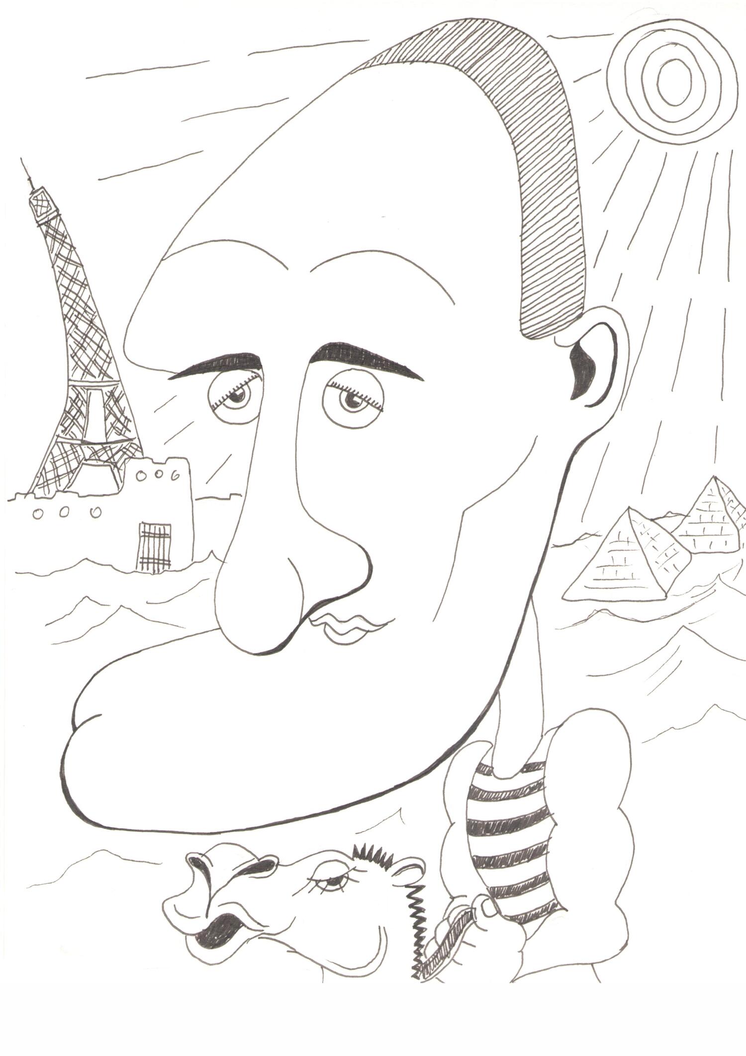 Karikat&uacute;ra - 1 by Tak&aacute;cs Kriszti&aacute;n