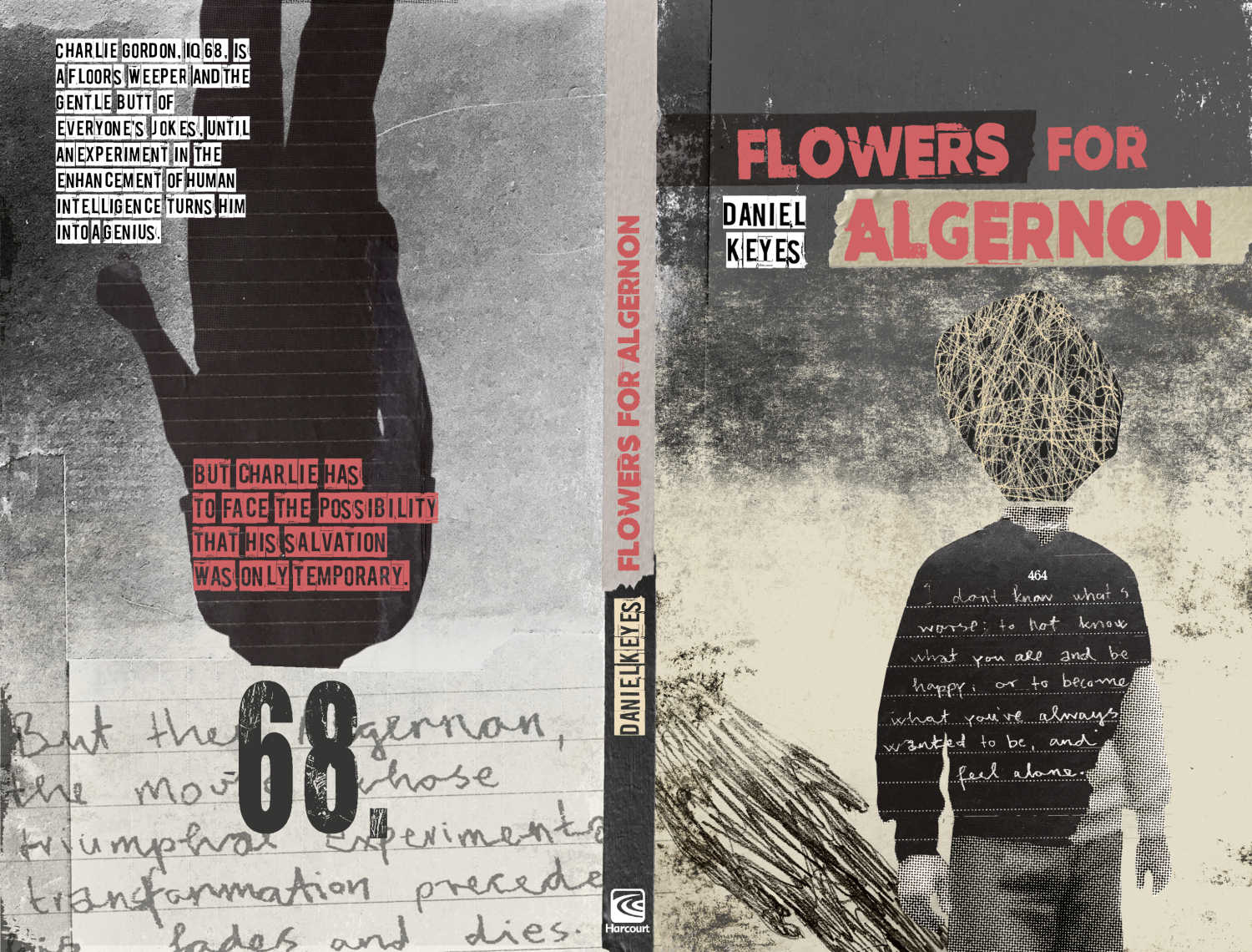 K&ouml;nyvbor&iacute;t&oacute; &uacute;jratervez&eacute;s: DANIEL KEYES - FLOWERS FOR ALGERNON - 1 by Hancsics&aacute;k &Aacute;d&aacute;m