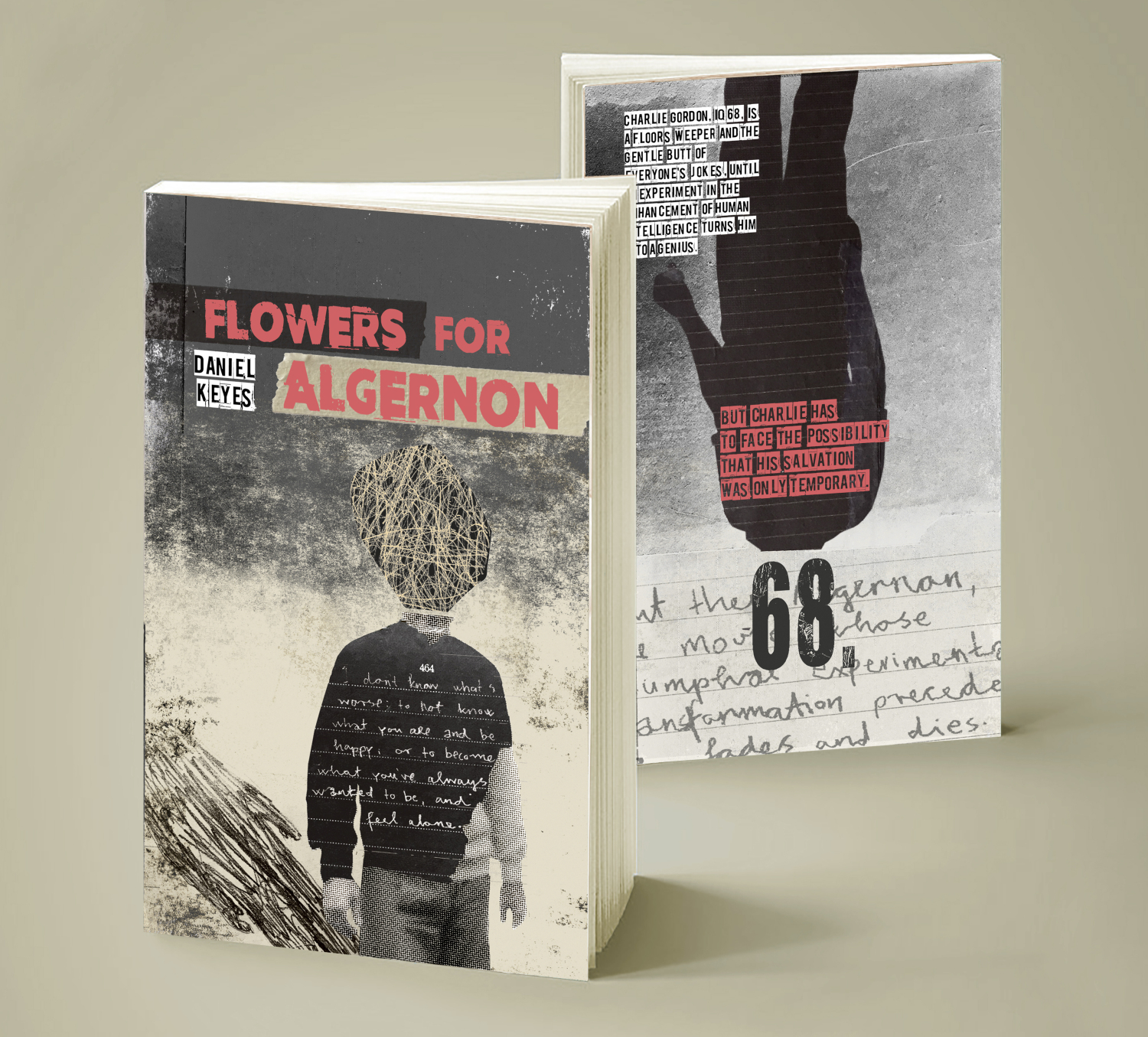 K&ouml;nyvbor&iacute;t&oacute; &uacute;jratervez&eacute;s: DANIEL KEYES - FLOWERS FOR ALGERNON - 1 by Hancsics&aacute;k &Aacute;d&aacute;m