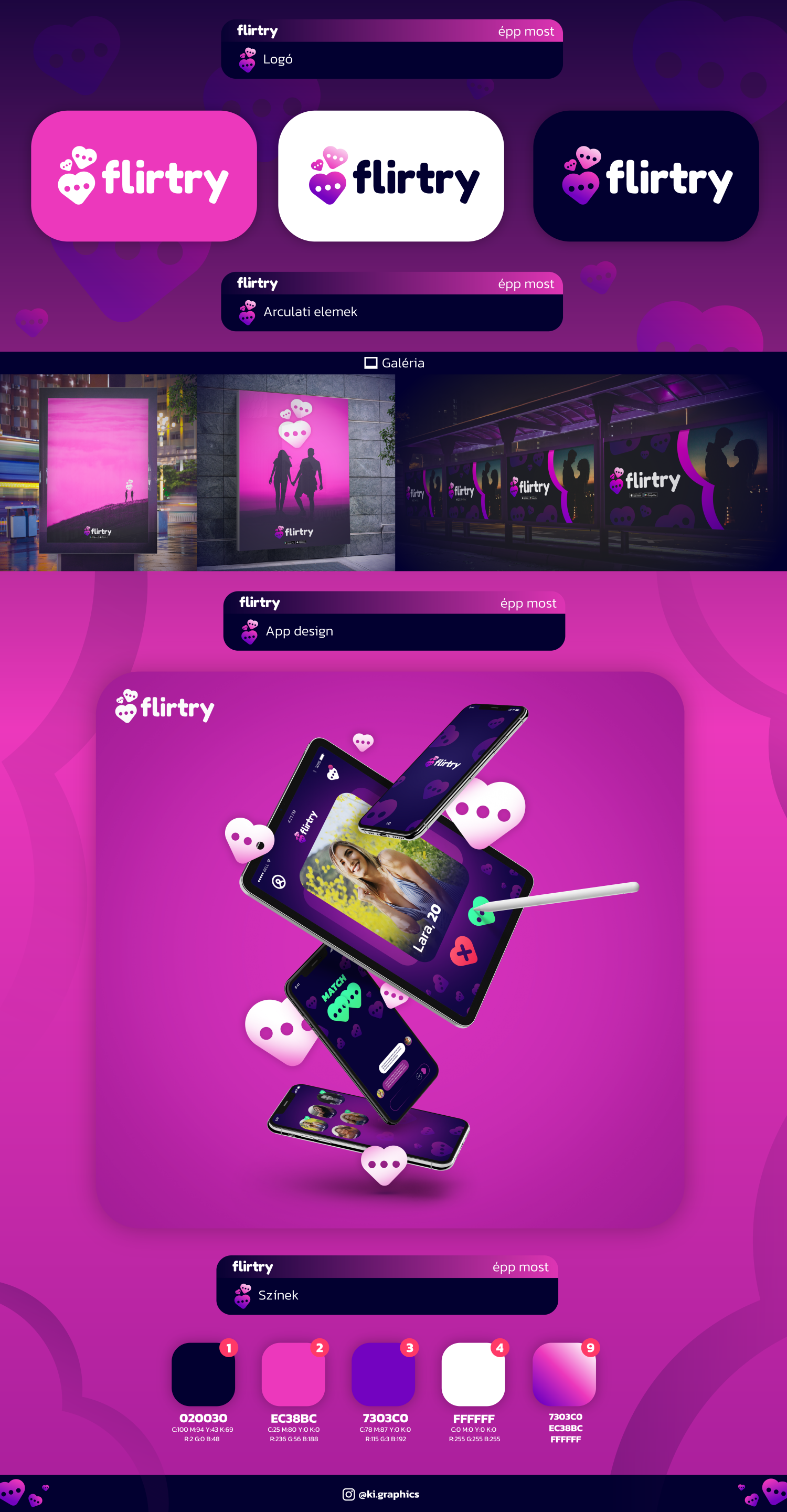 Flirtry logo &eacute;s kisarculat  - 1 by Kov&aacute;cs Istv&aacute;n