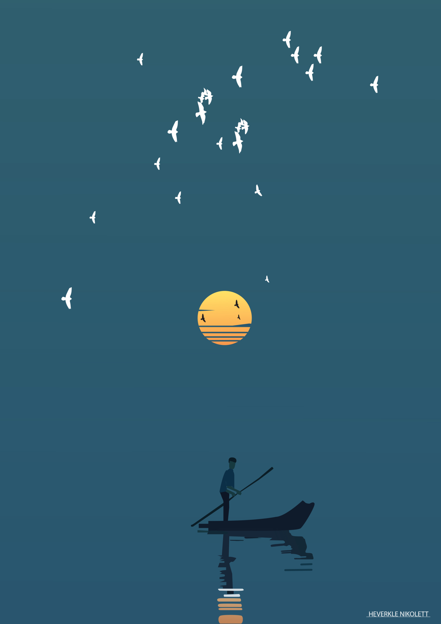 The fisherman - 1 by Heverkle  Nikolett