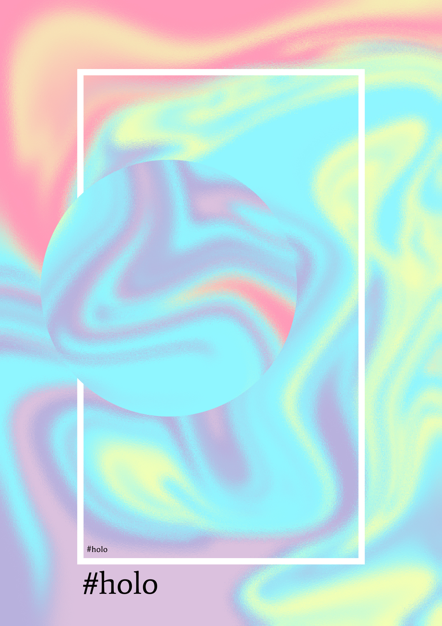 Holographic poster design - 1 by Olivia Branner