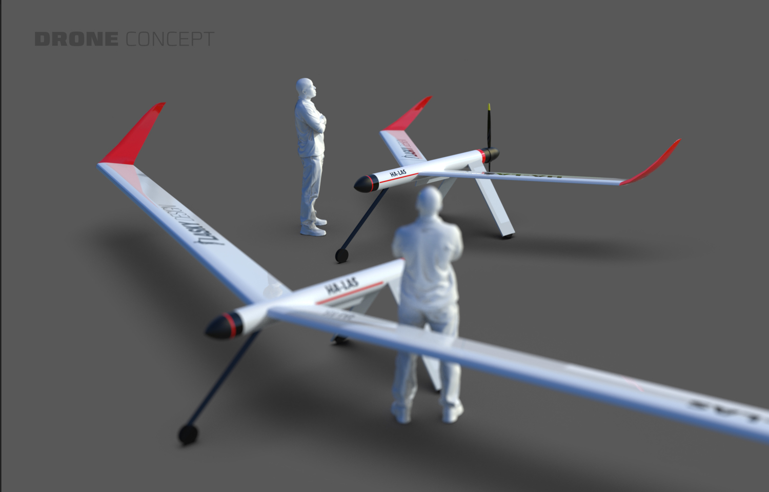 DRONE CONCEPT - 1 by Lasky (N&eacute;meth L&aacute;szl&oacute;)
