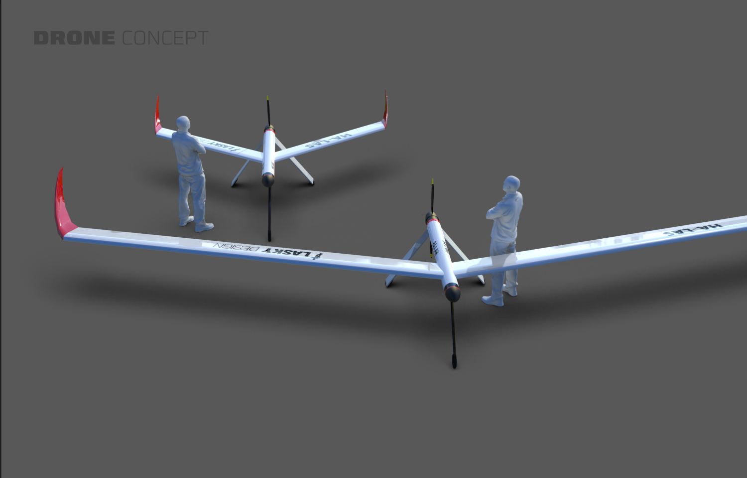DRONE CONCEPT - 1 by Lasky (N&eacute;meth L&aacute;szl&oacute;)
