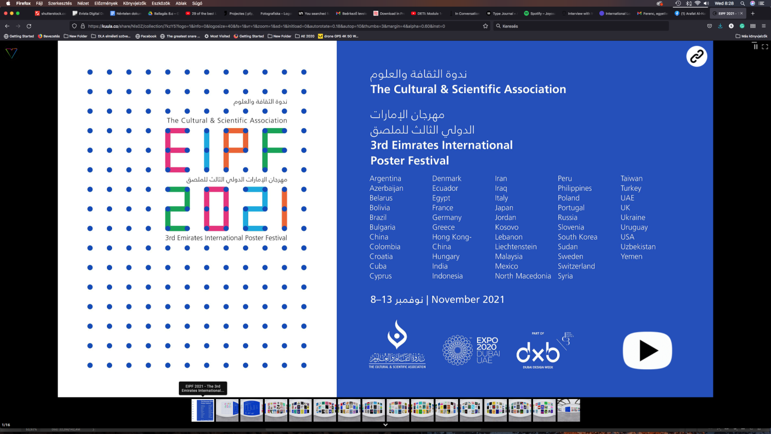 C &ndash; Connect, poster design, 3rd EIPF &ndash; 2021. - 1 by SarkanyLatvany