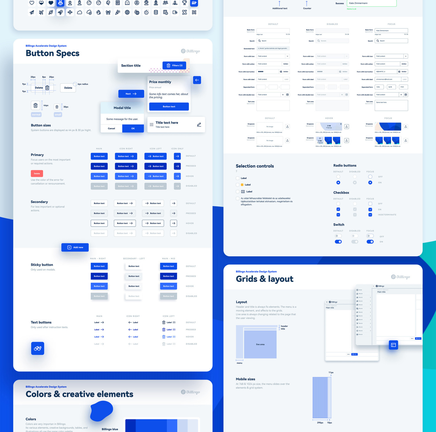 Billingo Accelerate Design System - 1 by Voov Studio