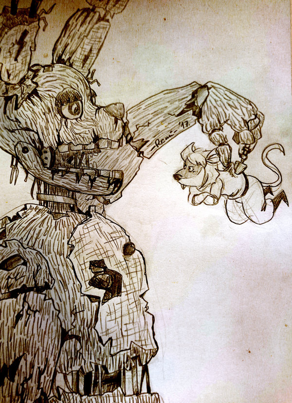 Springtrap 2 - 1 by Pelyhe