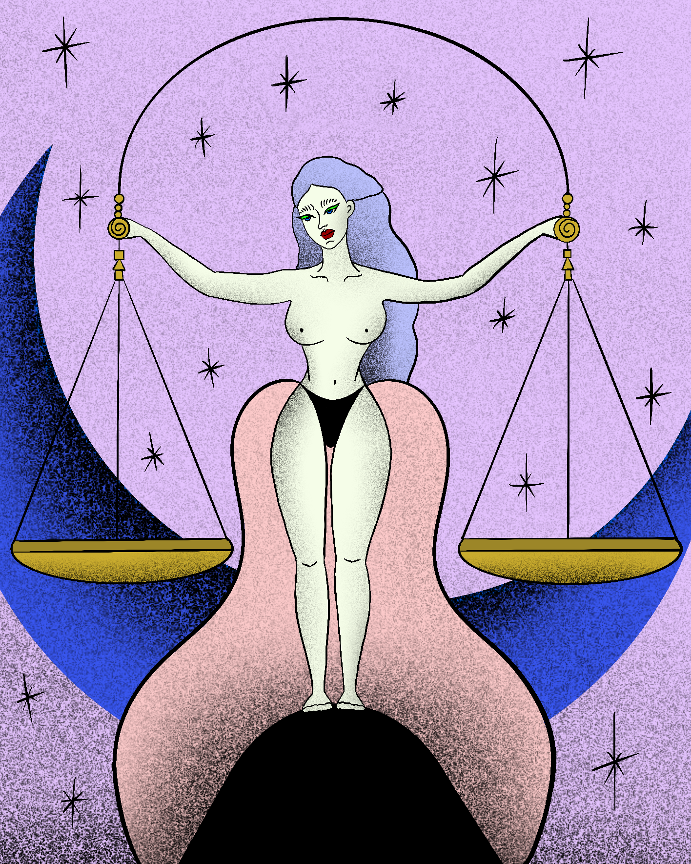 Libra in balance - 1 by M&aacute;trai Cintia