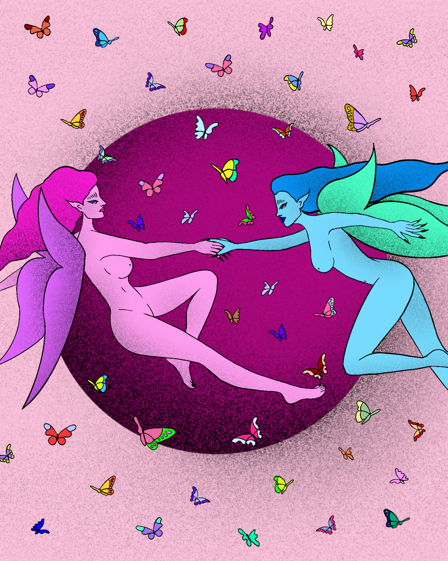 Fairy sisters - 1 by M&aacute;trai Cintia