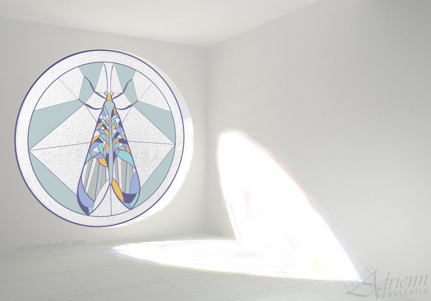 &Oacute;lom&uuml;veg /Myrmeleon /Stained Glass - 1 by Huszti Adrienn