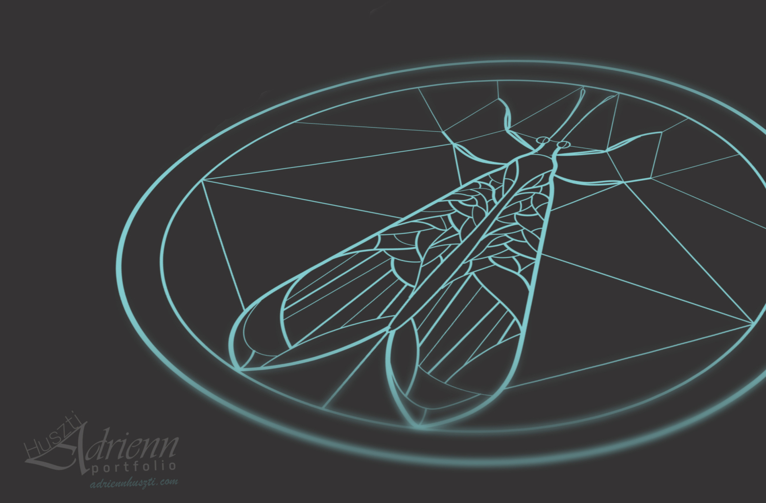 &Oacute;lom&uuml;veg /Myrmeleon /Stained Glass - 1 by Huszti Adrienn