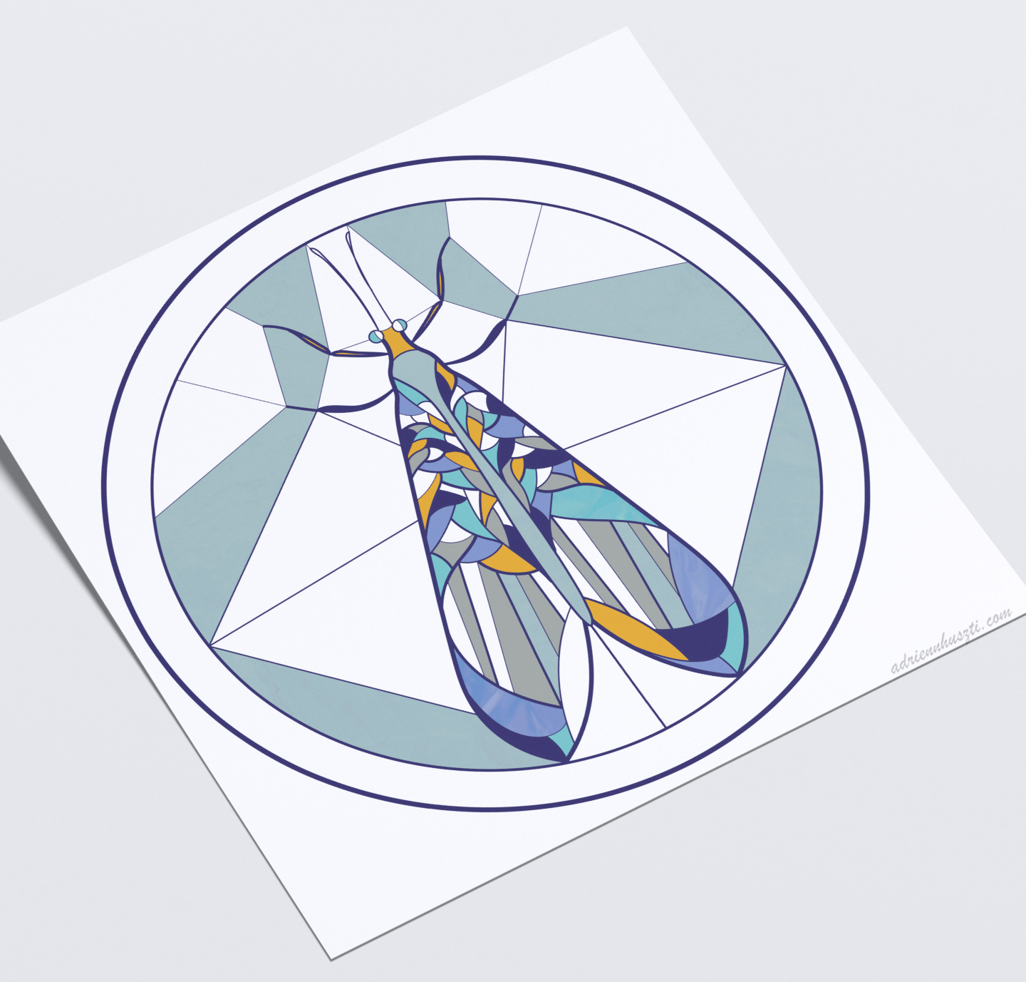 &Oacute;lom&uuml;veg /Myrmeleon /Stained Glass - 1 by Huszti Adrienn