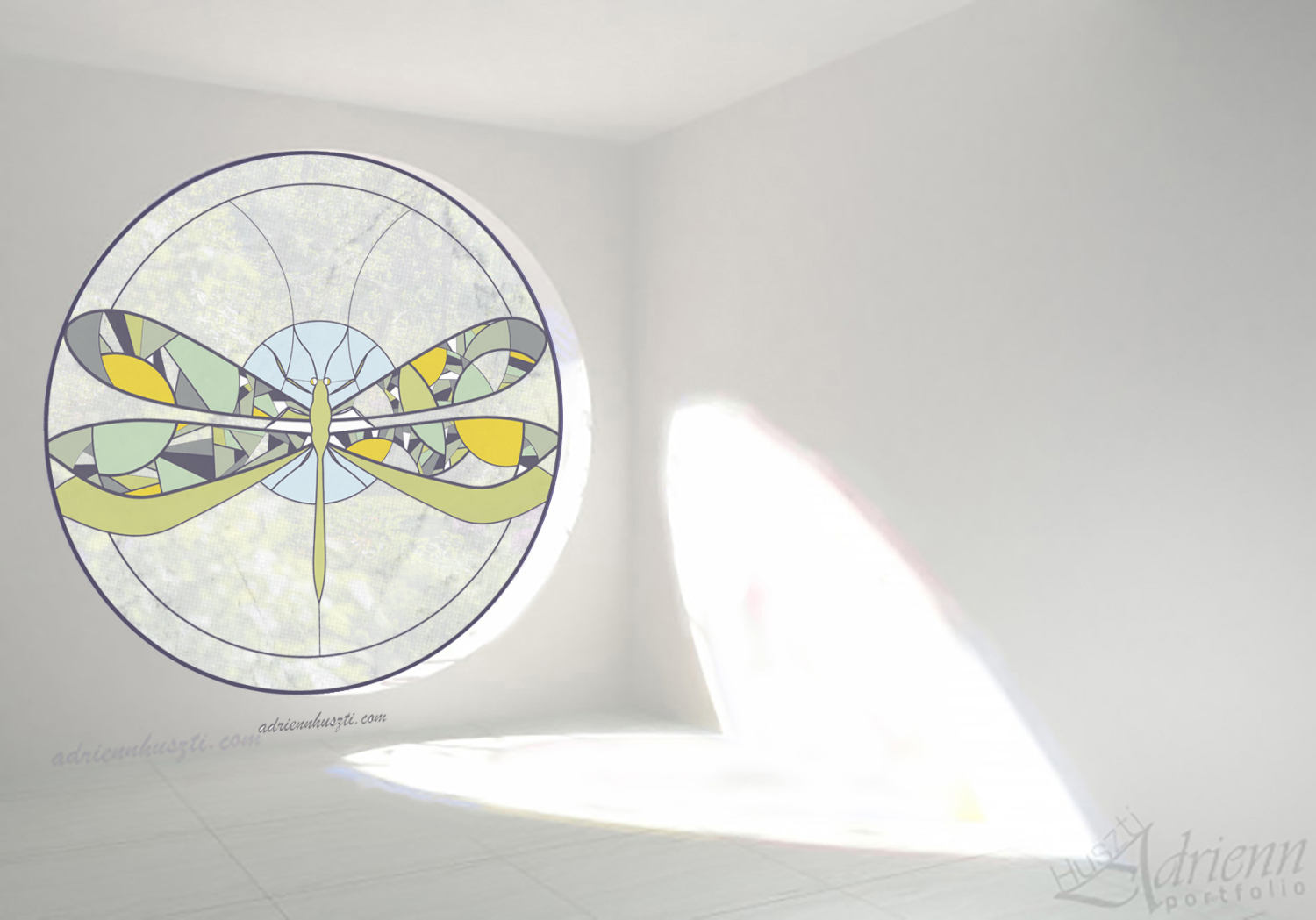 &Oacute;lom&uuml;veg /Myrmeleon /Stained Glass - 1 by Huszti Adrienn
