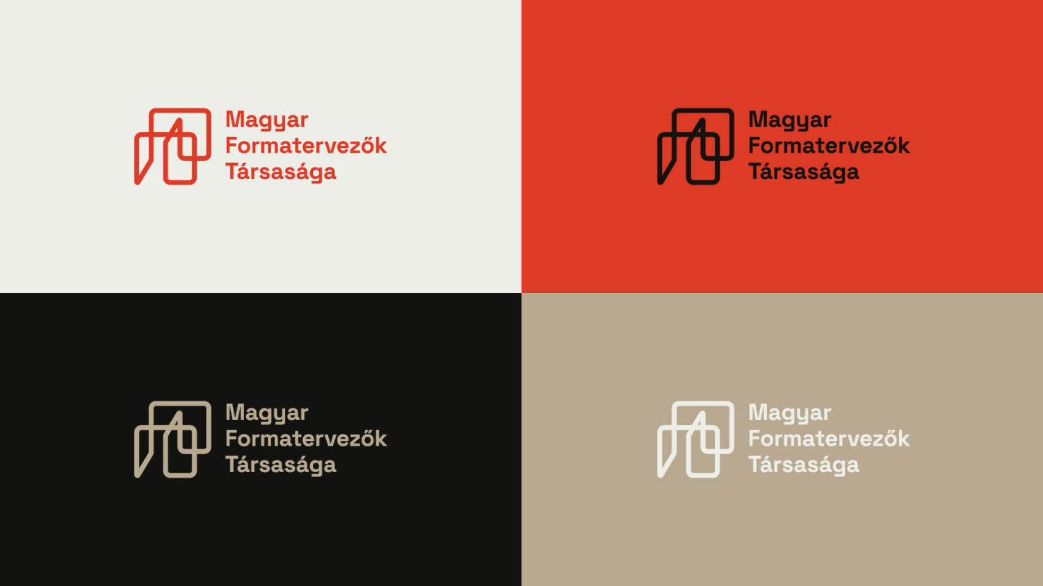 Magyar Formatervezők T&aacute;rsas&aacute;ga arculat - 1 by M&aacute;trai Cintia