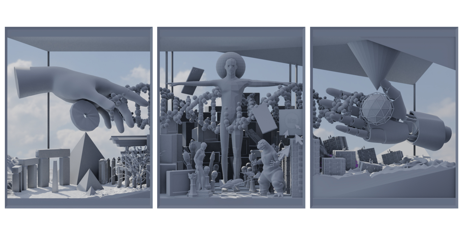 "The Past Presents Future" - 1 by Fork Imre