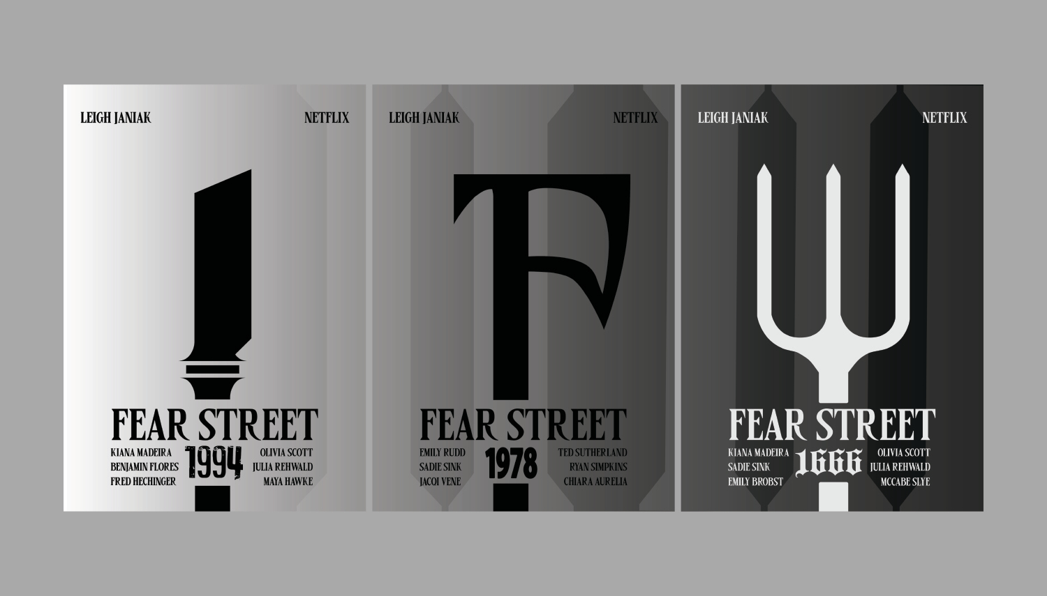 Experimental Typography - 3 Filmposzter - 1 by Krappai Lea