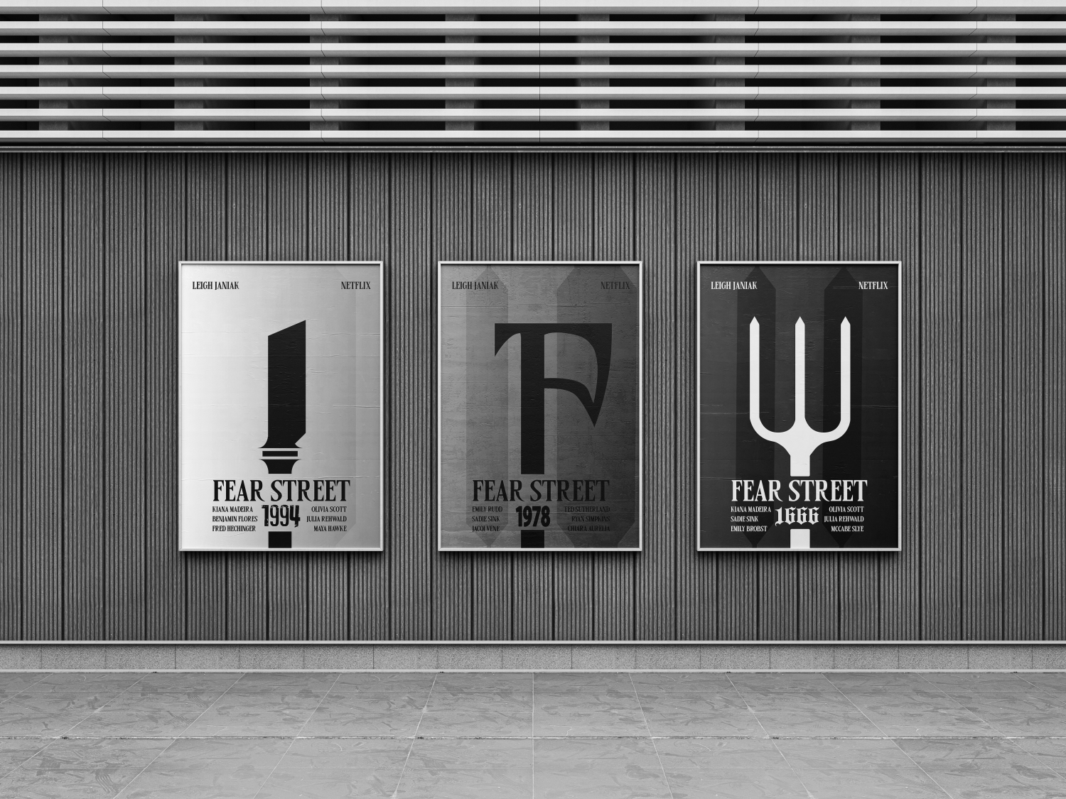 Experimental Typography - 3 Filmposzter - 1 by Krappai Lea