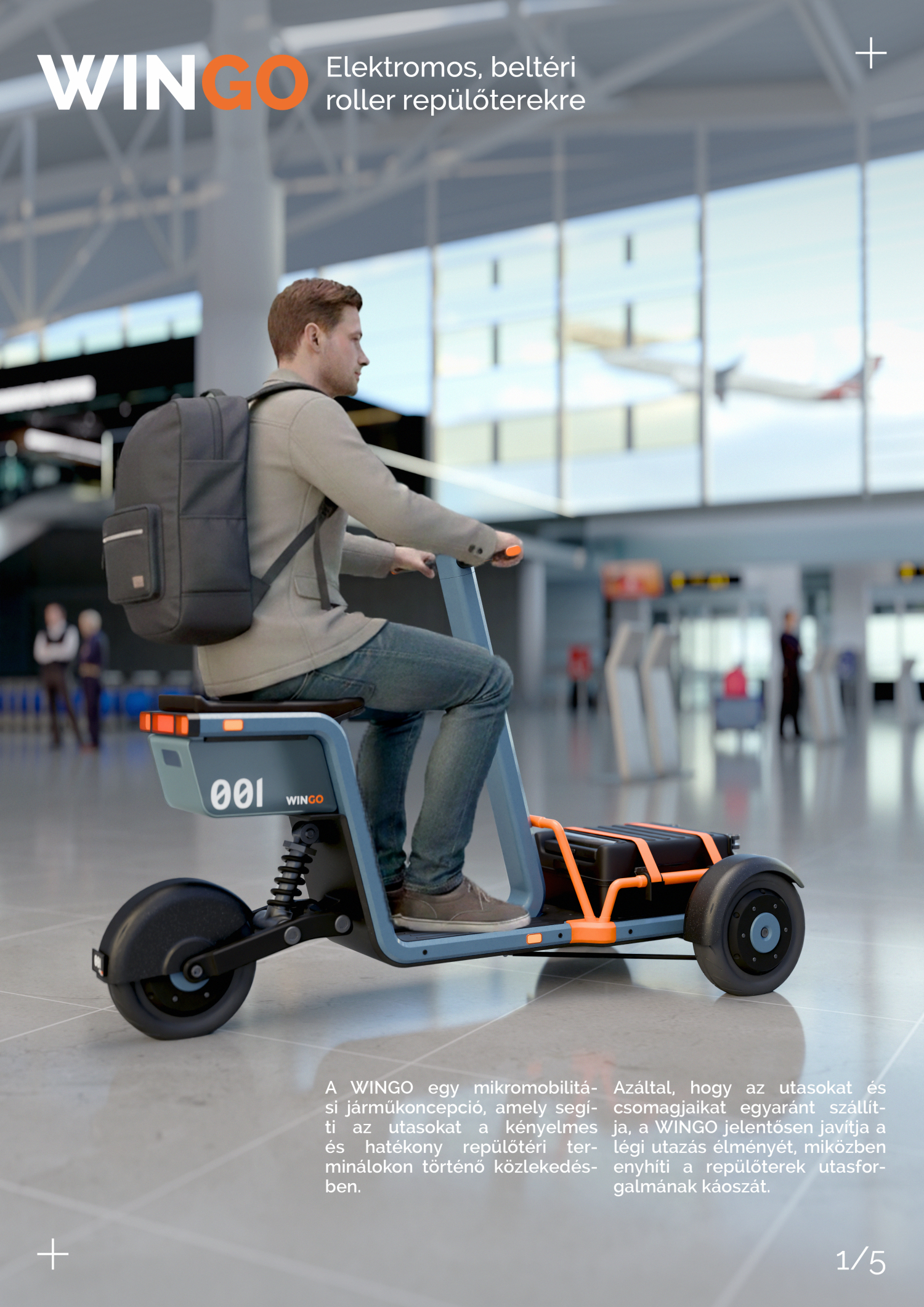 WINGO rept&eacute;ri e-roller - 1 by Dezső  Johanna