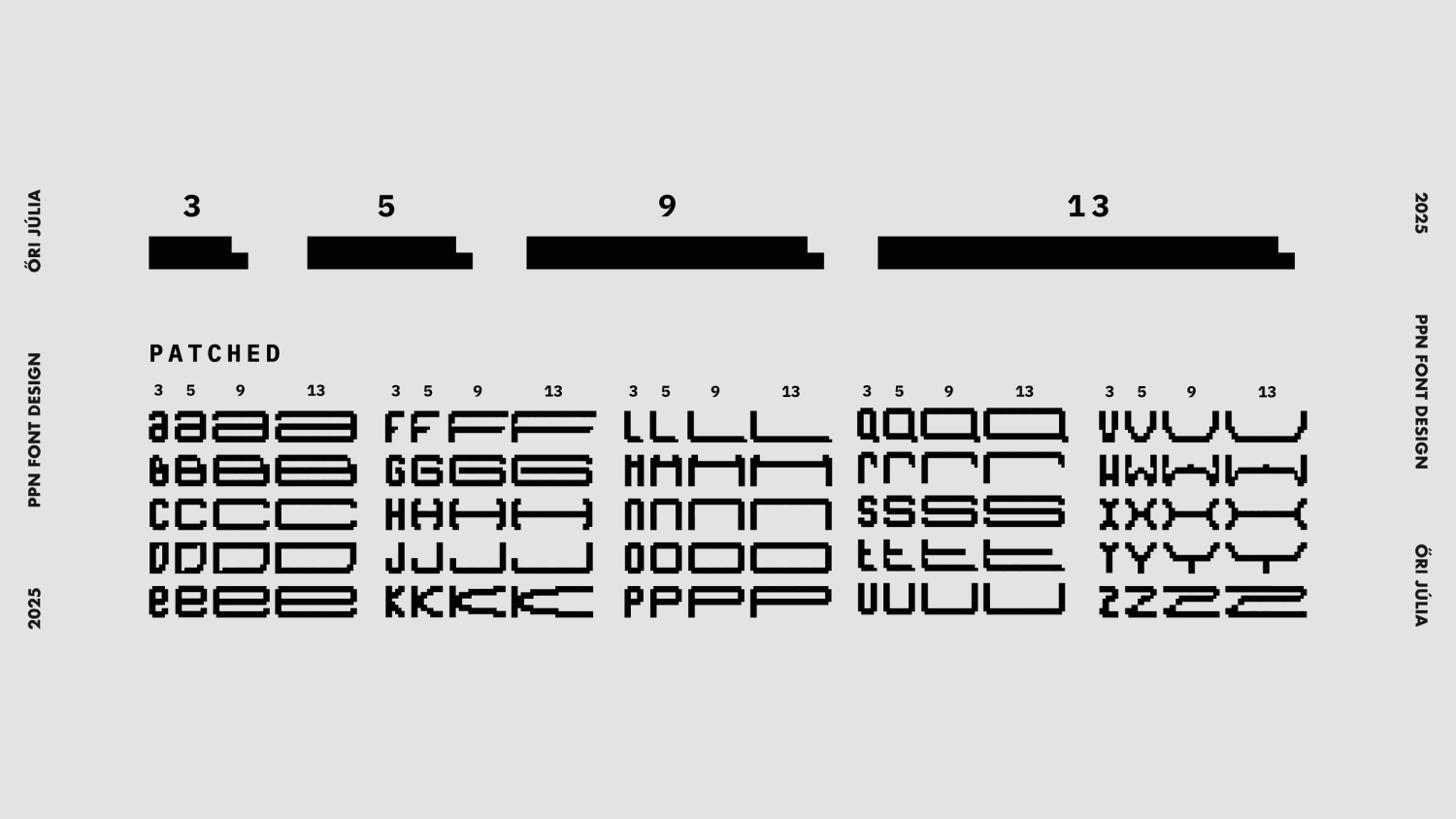 PPN Font Design - 1 by orijuliadesign