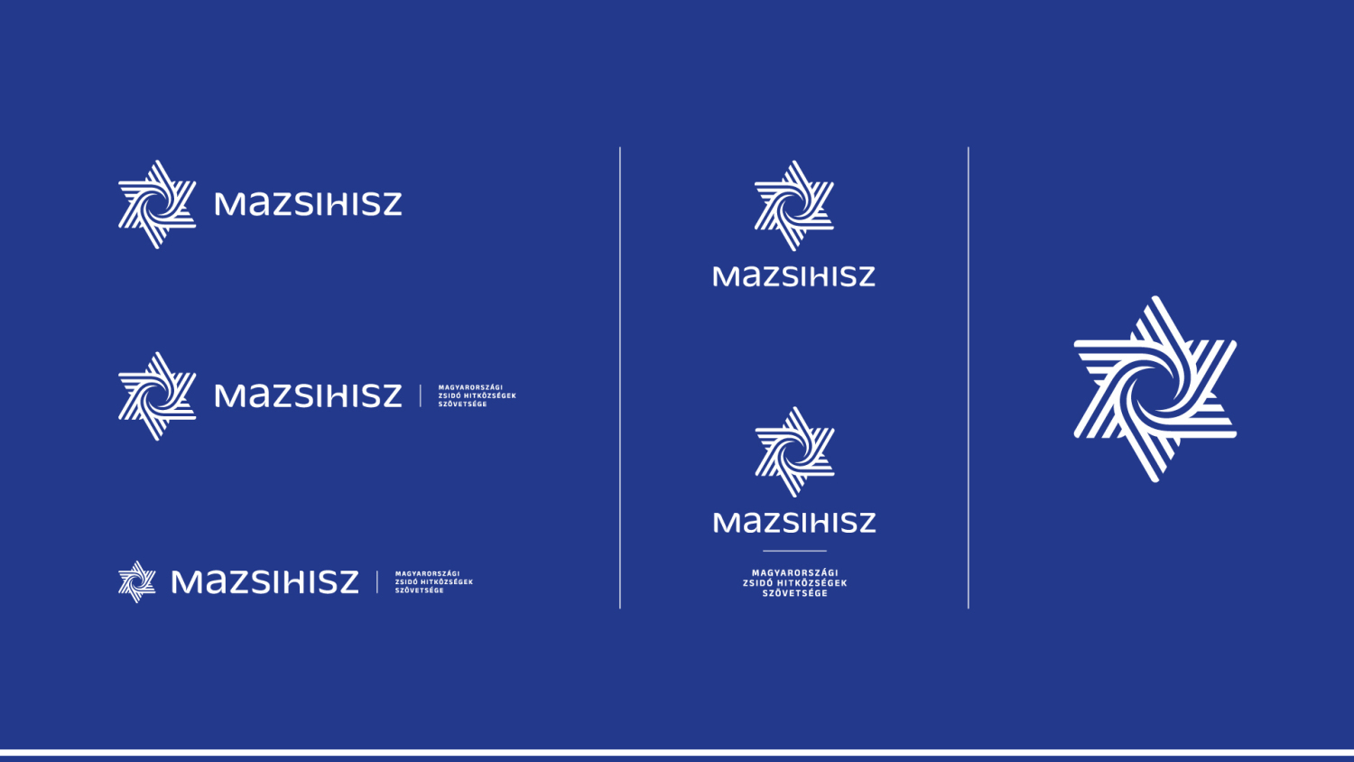Magyarorsz&aacute;gi Zsid&oacute; Hitk&ouml;zs&eacute;gek Sz&ouml;vets&eacute;ge - Arculat &eacute;s webdesign - 1 by noppa design