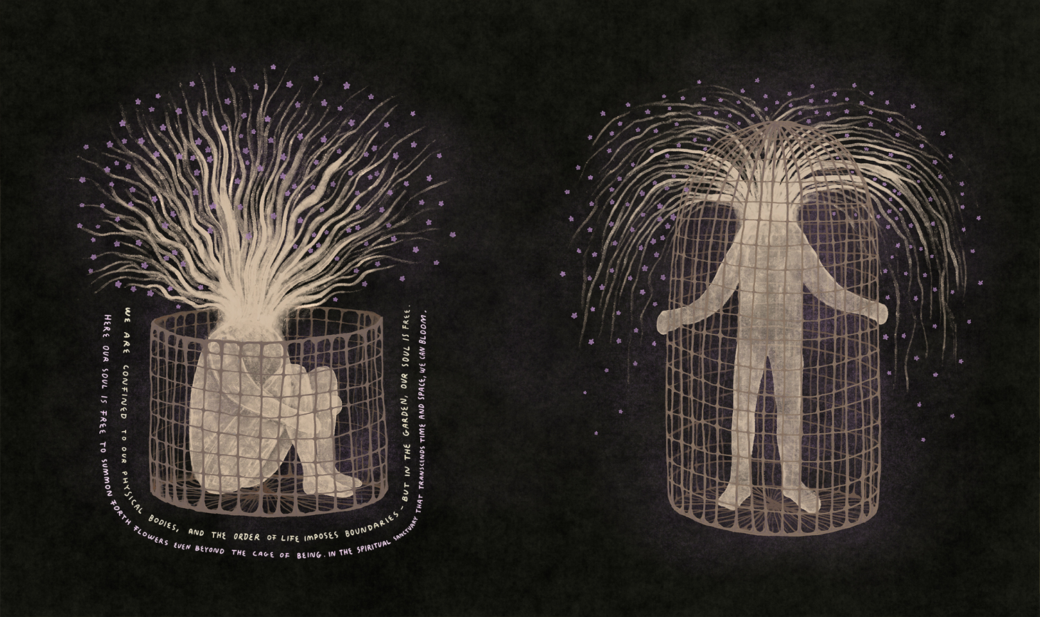 HUMAN IN GARDEN X GARDEN IN HUMAN - 1 by B&oacute;dis D&aacute;vid Tam&aacute;s