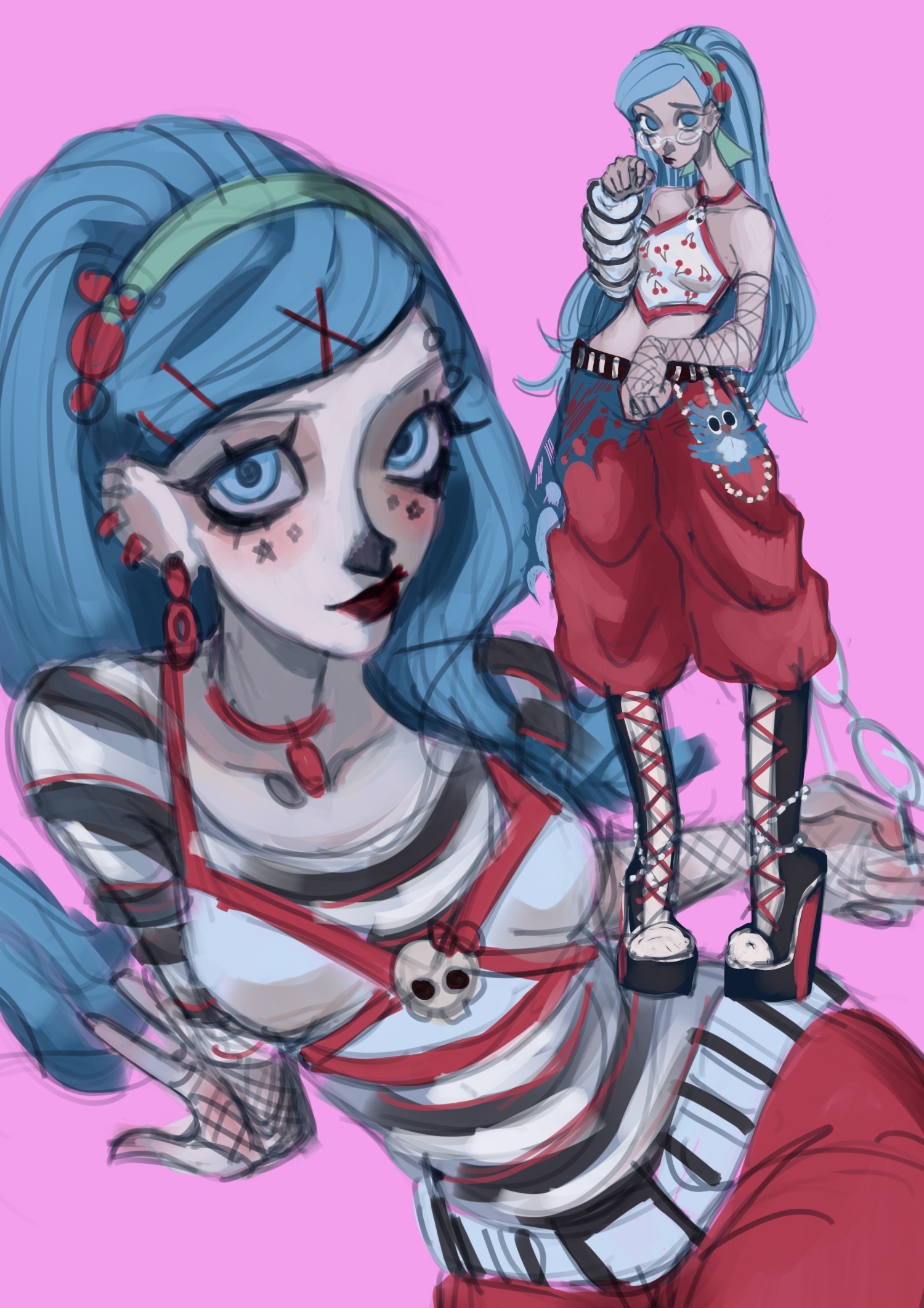 Ghoulia fanart/MH - 1 by orsolya_bartha