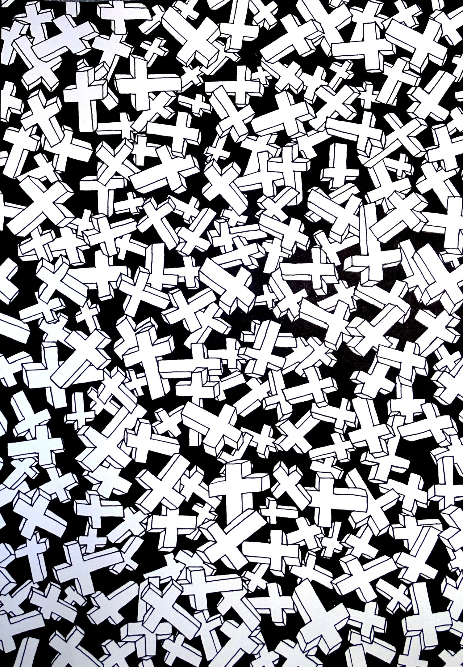 Crosses - 1 by Mocs&aacute;ri Dani