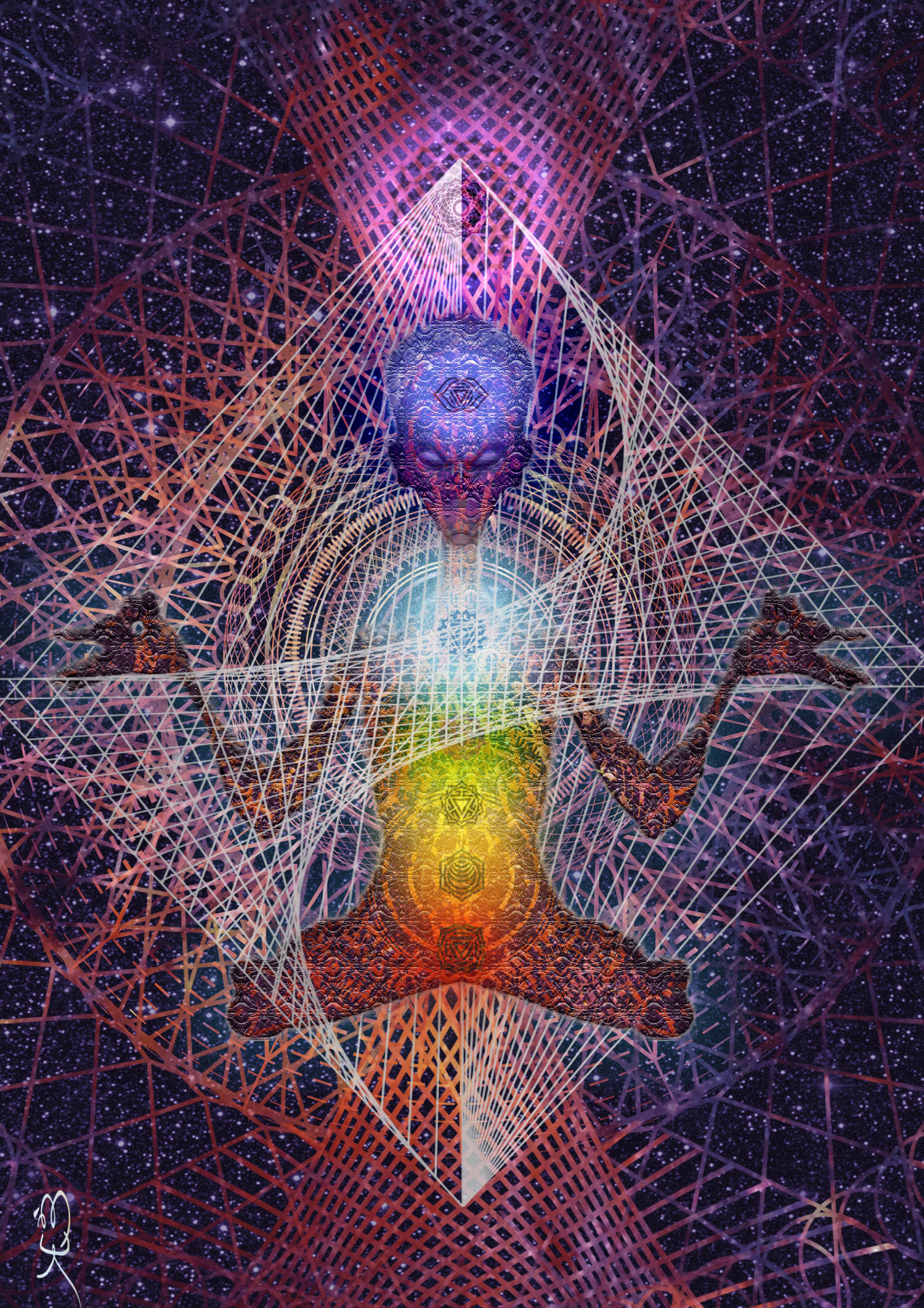 Meditation - 1 by &Eacute;ri Kopp&aacute;ny