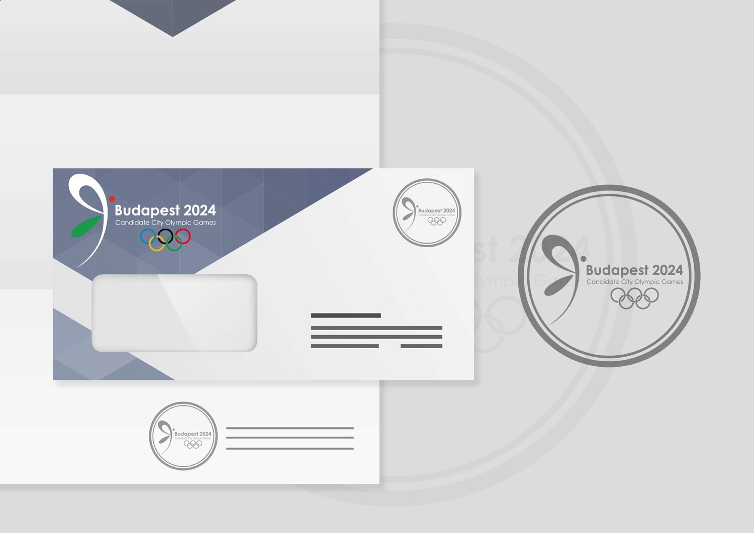 #BUDAPEST 2024 Olimpiai Logo terv  - 1 by Tari Zs&oacute;fi
