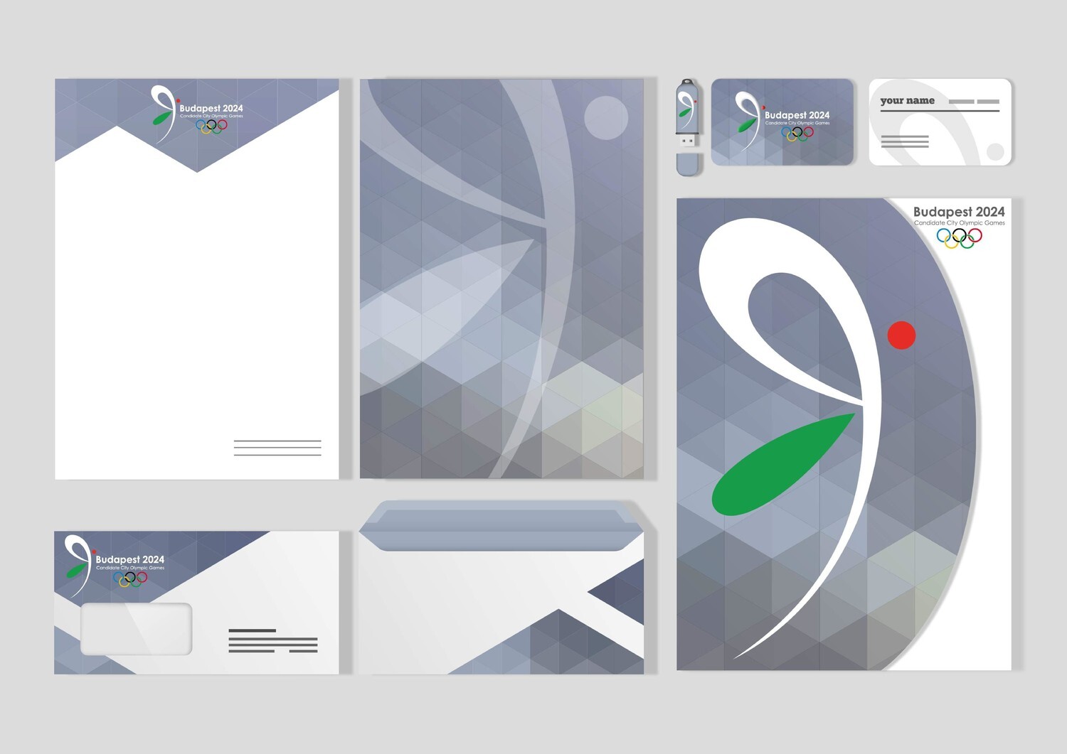 #BUDAPEST 2024 Olimpiai Logo terv  - 1 by Tari Zs&oacute;fi