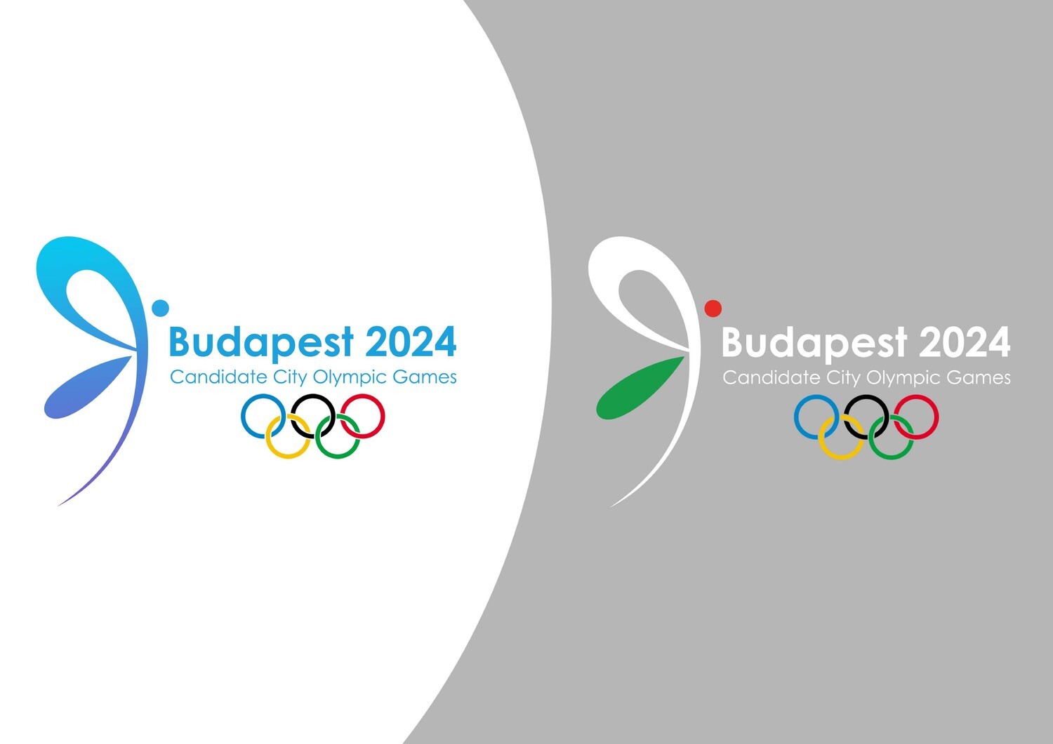 #BUDAPEST 2024 Olimpiai Logo terv  - 1 by Tari Zs&oacute;fi