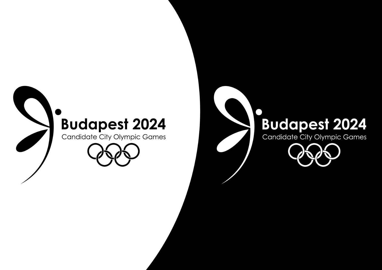 #BUDAPEST 2024 Olimpiai Logo terv  - 1 by Tari Zs&oacute;fi