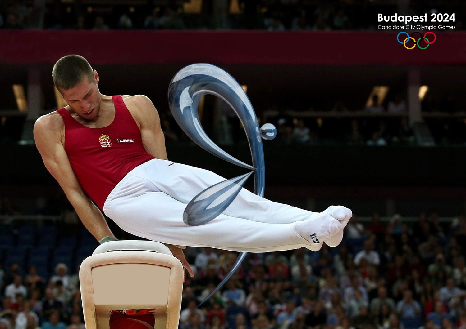 #BUDAPEST 2024 Olimpiai Logo terv  - 1 by Tari Zs&oacute;fi