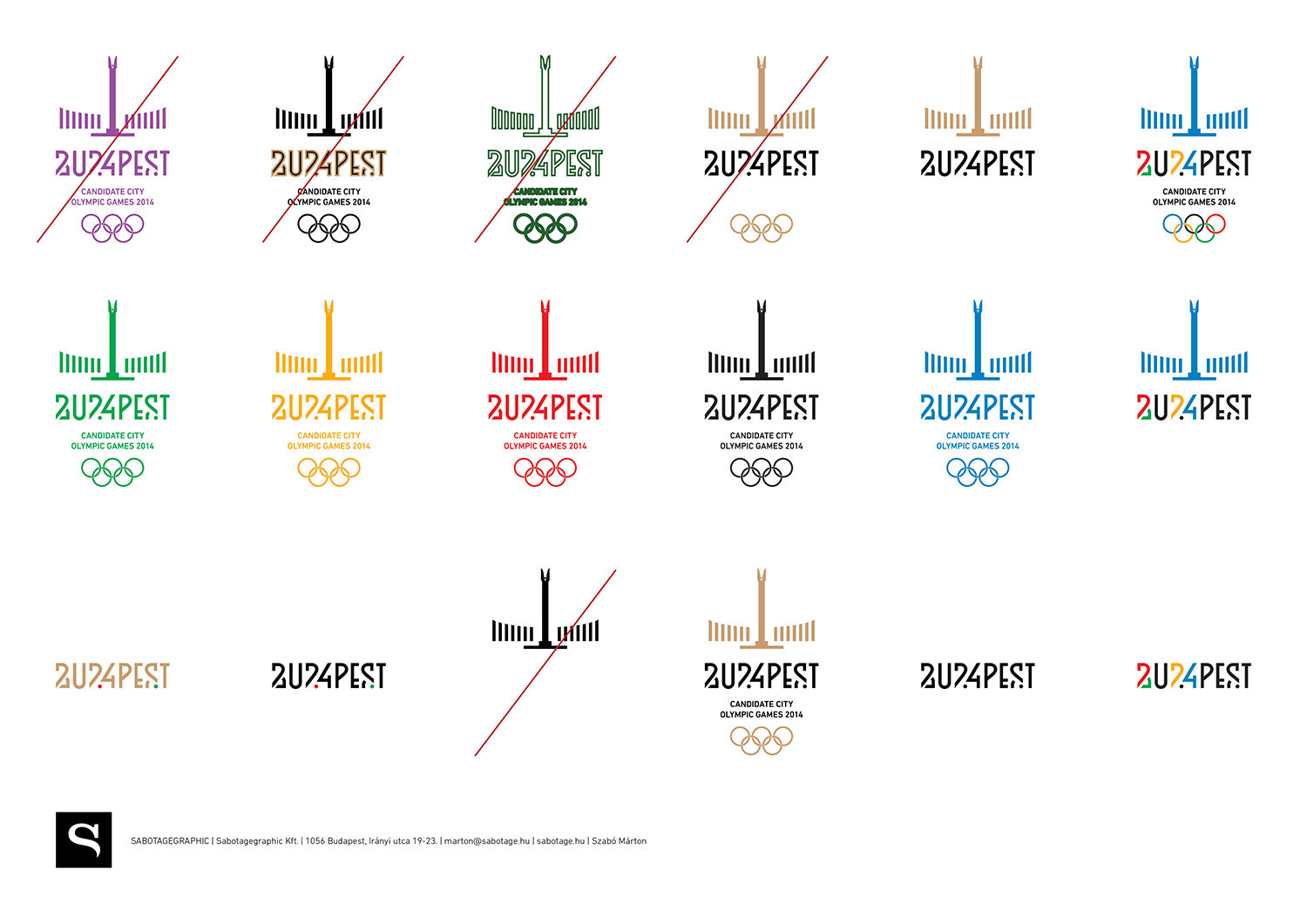 Budapest 2024 Candidate City log&oacute;p&aacute;ly&aacute;zat - 1 by sabotagegraphic