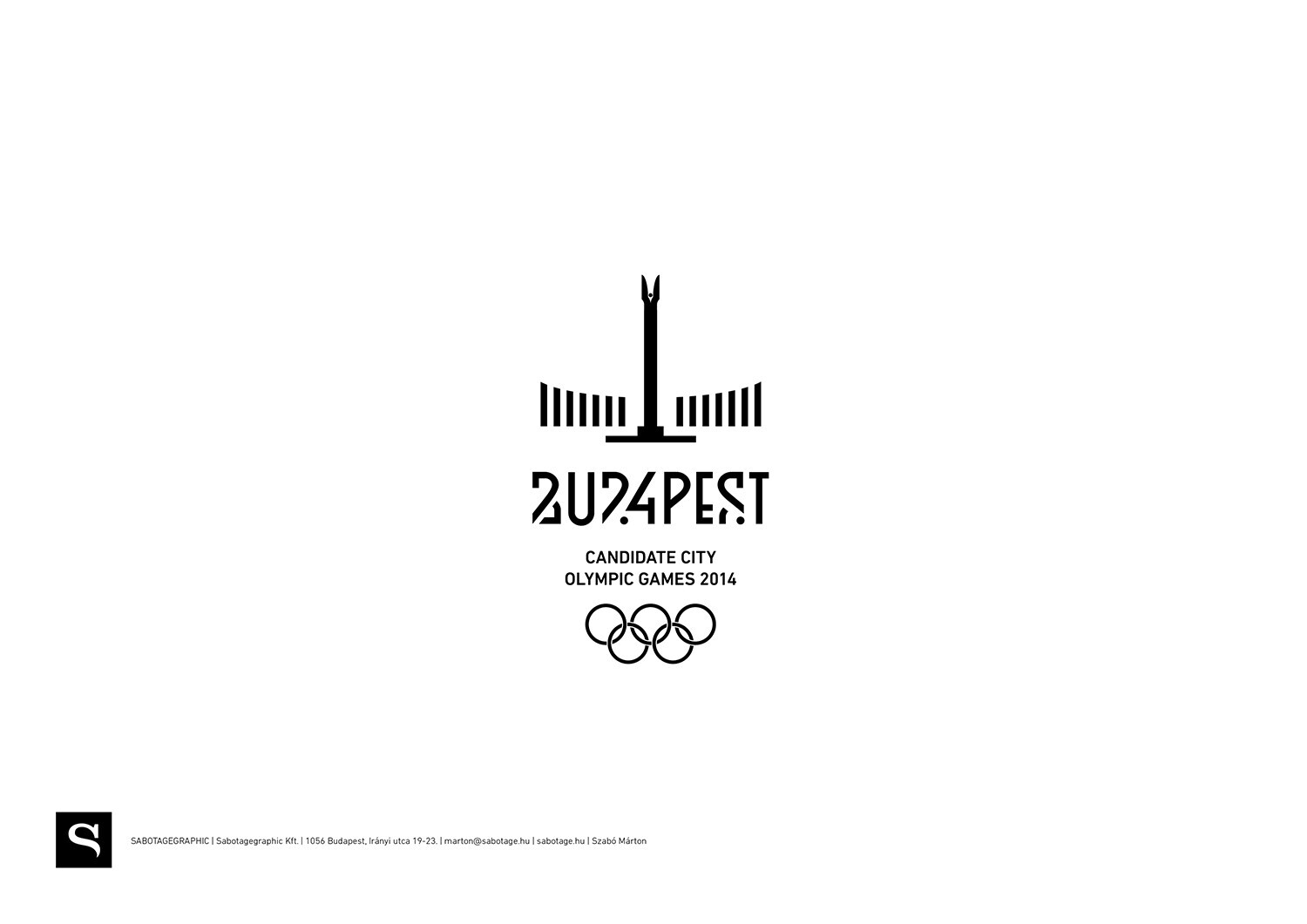 Budapest 2024 Candidate City log&oacute;p&aacute;ly&aacute;zat - 1 by sabotagegraphic