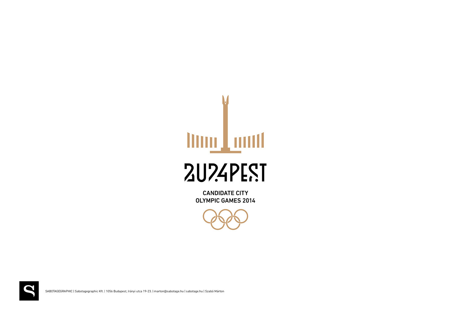 Budapest 2024 Candidate City log&oacute;p&aacute;ly&aacute;zat - 1 by sabotagegraphic