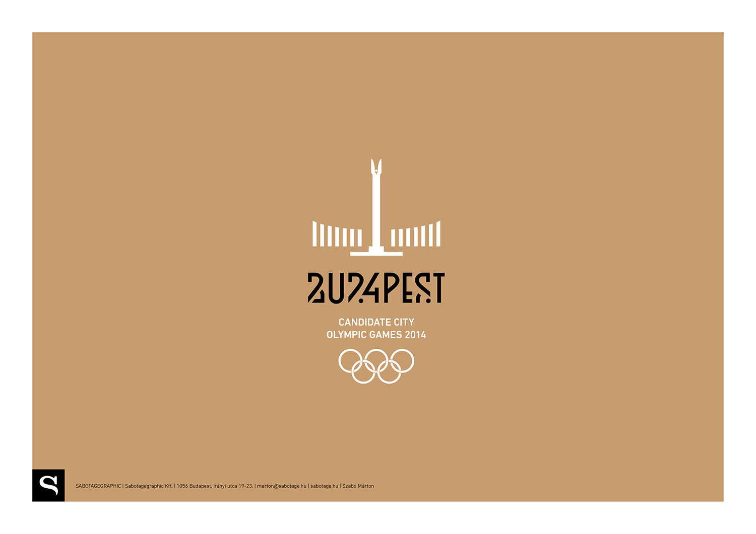 Budapest 2024 Candidate City log&oacute;p&aacute;ly&aacute;zat - 1 by sabotagegraphic