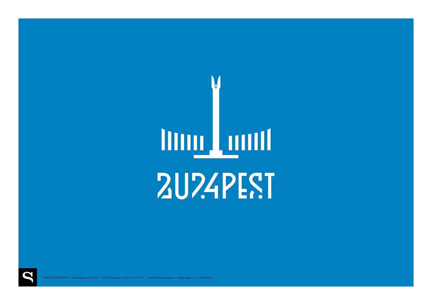 Budapest 2024 Candidate City log&oacute;p&aacute;ly&aacute;zat - 1 by sabotagegraphic