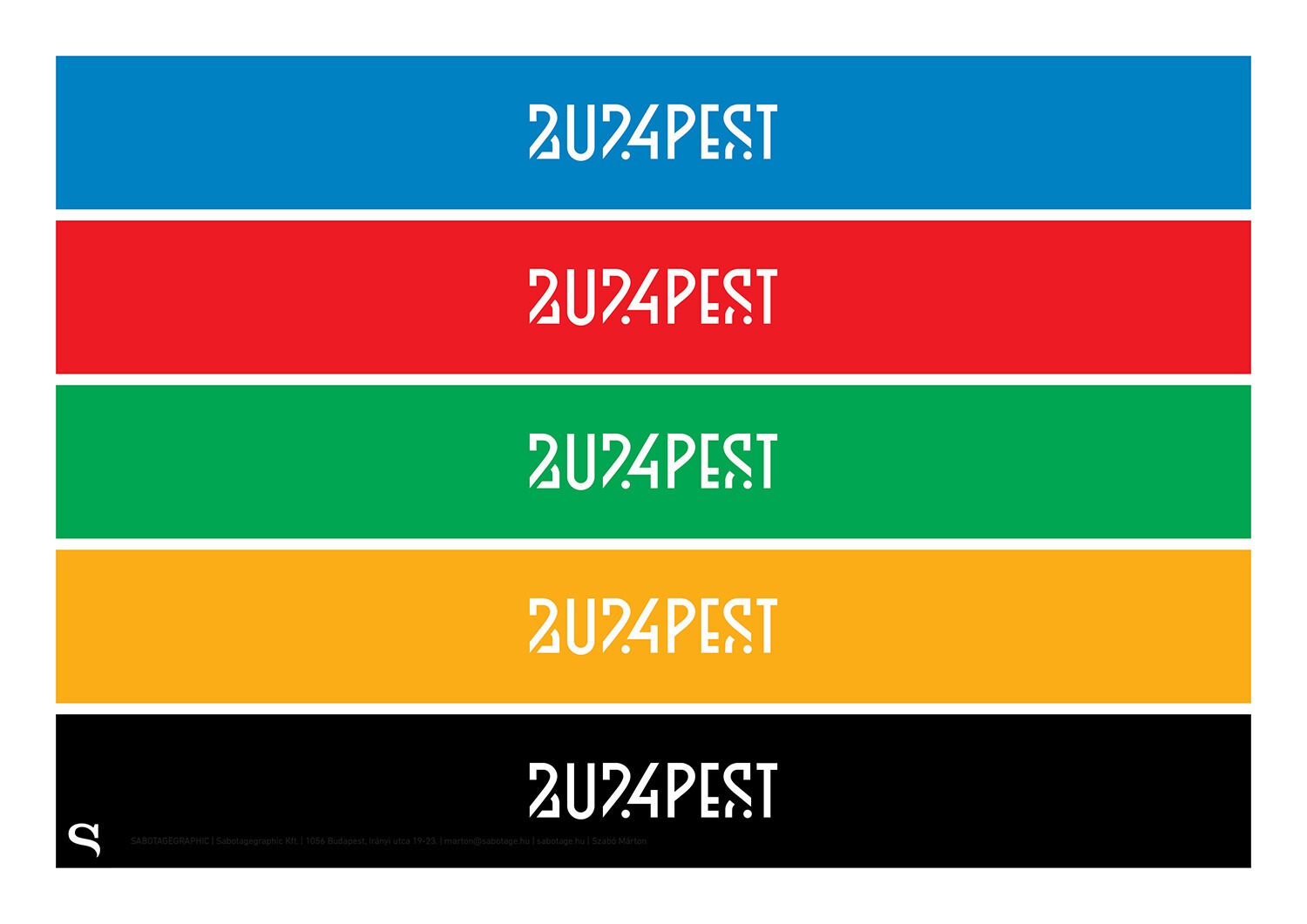 Budapest 2024 Candidate City log&oacute;p&aacute;ly&aacute;zat - 1 by sabotagegraphic
