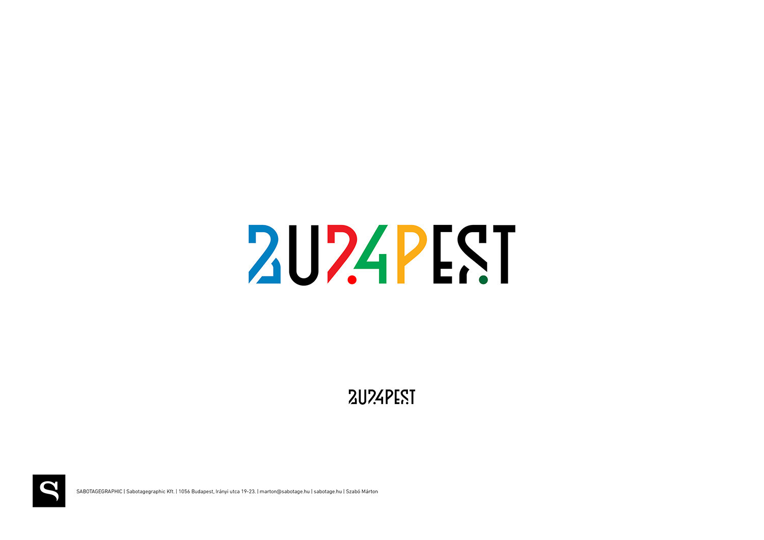 Budapest 2024 Candidate City log&oacute;p&aacute;ly&aacute;zat - 1 by sabotagegraphic