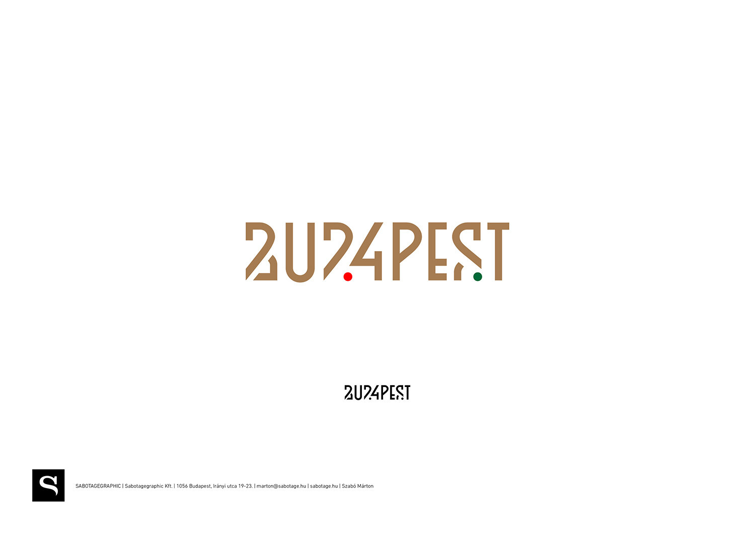 Budapest 2024 Candidate City log&oacute;p&aacute;ly&aacute;zat - 1 by sabotagegraphic