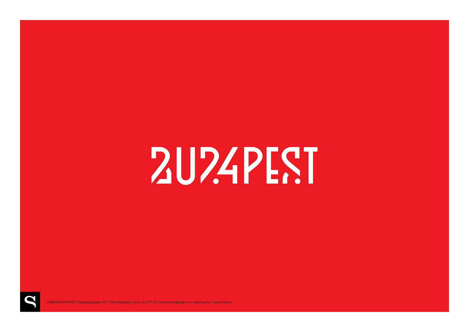 Budapest 2024 Candidate City log&oacute;p&aacute;ly&aacute;zat - 1 by sabotagegraphic