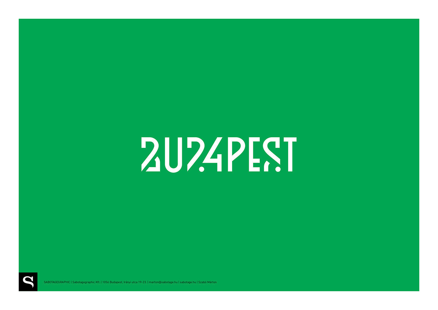 Budapest 2024 Candidate City log&oacute;p&aacute;ly&aacute;zat - 1 by sabotagegraphic