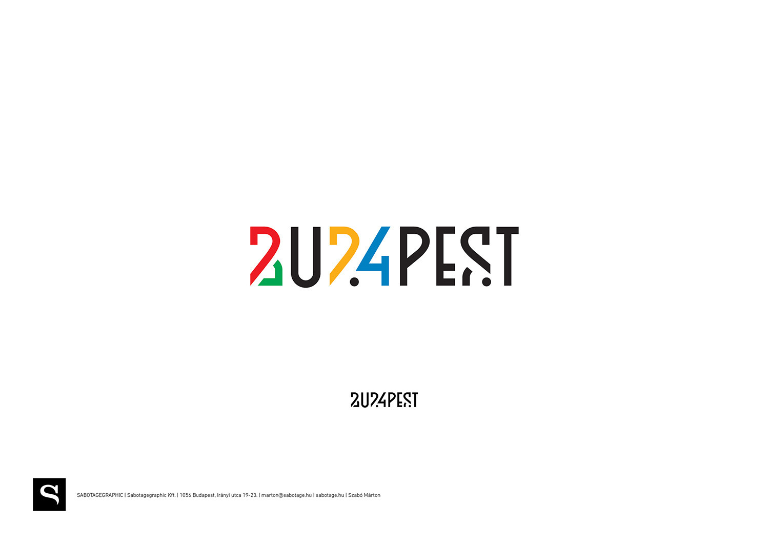 Budapest 2024 Candidate City log&oacute;p&aacute;ly&aacute;zat - 1 by sabotagegraphic
